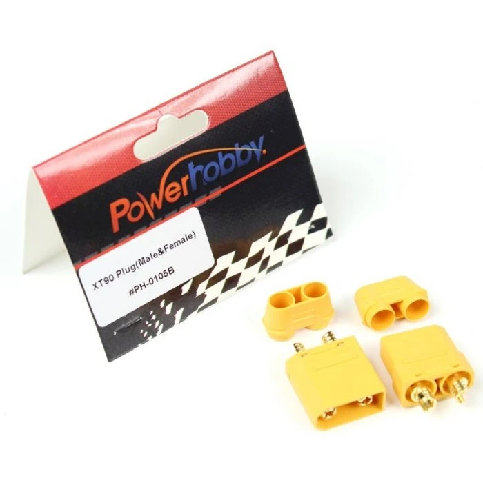 Powerhobby Male + Female XT90 Plug / Connector Set 3 Powerhobby Male + Female XT90 Plug / Connector Set