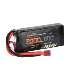 Powerhobby 2s 7.4v 2000mah 50c Lipo Battery W Deans Plugs