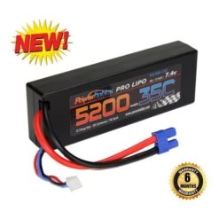Powerhobby 2s 7.4v 5200mah 35c Lipo Battery W EC3 Plug 2-Cell ( 2 Pack ) -Model Toys Shop ph 2s 5200mah 35c ec3 1