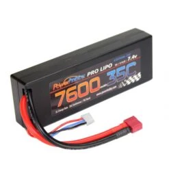 Powerhobby 2s 7.4v 7600mah 35c Lipo Battery W Deans Plug 2-Cell ( 2 Pack ) -Model Toys Shop ph 2s 7600mah 35c deans 01