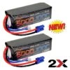 Powerhobby 6s 22.2v 5000mah 100c Lipo Battery W EC5 Plug 6-Cell (2 Pack )