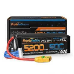 Powerhobby 8S 29.6V 5200mah 50c Lipo Battery W XT90 Plug