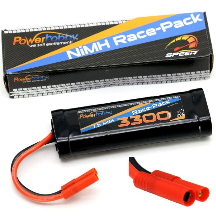 Powerhobby 7.2V 6-Cell 3300mah Nimh Flat Battery Pack W REDCAT 4.0 Plug 3 Powerhobby 7.2V 6-Cell 3300mah Nimh Flat Battery Pack W REDCAT 4.0 Plug