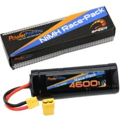 Powerhobby 7.2V 6-Cell 4600mah Nimh Flat Battery Pack W XT60 + Adapter