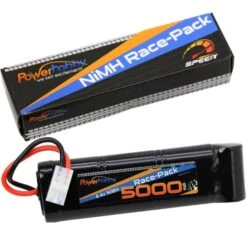 Powerhobby 8.4V 7-Cell 5000mah Nimh Flat Battery Pack W Tamiya Plug