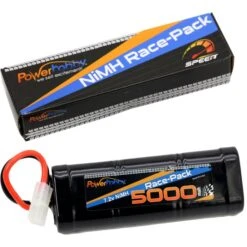 Powerhobby 7.2V 6-Cell 5000mah Nimh Flat Battery Pack W Tamiya Plug