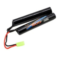 Powerhobby 9.6V 1600mAh Airsoft Battery NiMH Butterfly Battery Pack W/ Mini Tamiya