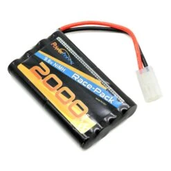 Powerhobby NiMH 9.6V 2000mAh Battery Pack For RC Car, Robots, Security