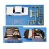 Monogram PMTR8505 '67 Fairlane Stock Car White Body Kit Slot 1/32 -Model Toys Shop pmtr8505