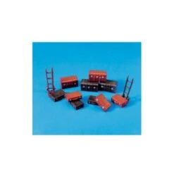 Peco 5062 HO Trucks / Suitcases & Trolley Sack Truck (12)