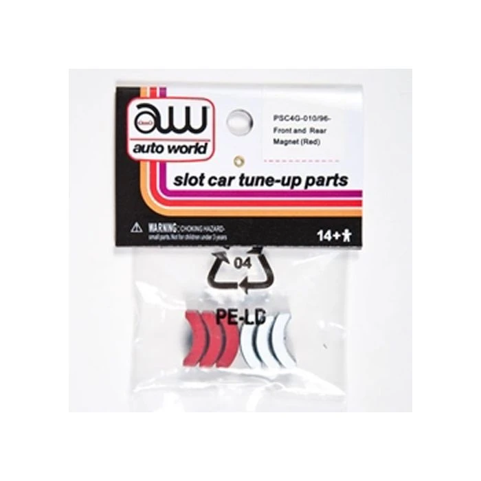 Auto World 4Gear Chassis Tuneup Parts Front/Rear Magnet 6pc Ho Slot Car 3 Auto World 4Gear Chassis Tuneup Parts Front/Rear Magnet 6pc Ho Slot Car