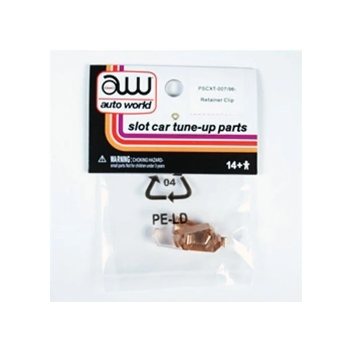 Auto World XTraction Chassis Parts Retainer Clip 6PK Ho Slot Car PSCXT-007 3 Auto World XTraction Chassis Parts Retainer Clip 6PK Ho Slot Car PSCXT-007