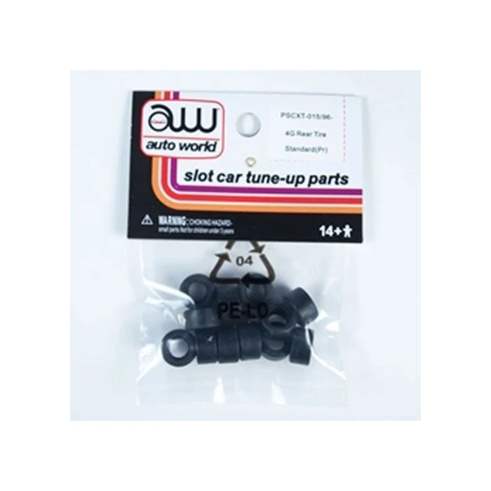 Auto World XTraction Chassis Parts Rear Tire Ho Slot Car PSCXT-015 3 Auto World XTraction Chassis Parts Rear Tire Ho Slot Car PSCXT-015