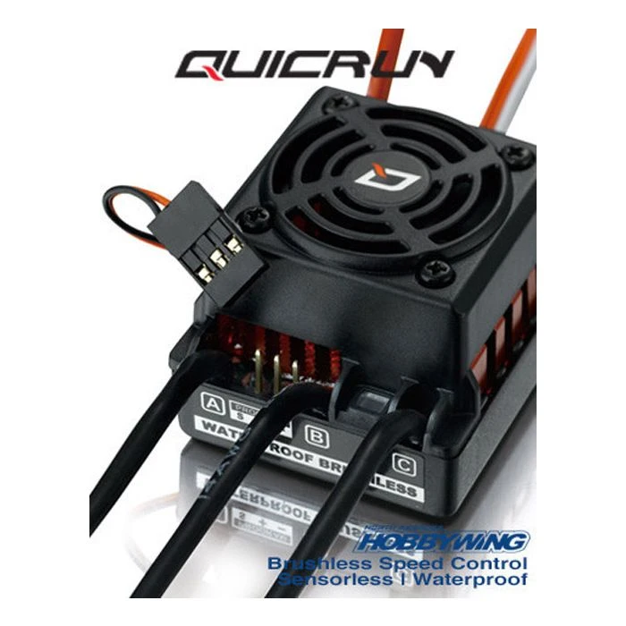Hobbywing QuicRun WP-10BL60 Water Dust Proof 1/10 Car Truck Buggy Brushless ESC 4 Hobbywing QuicRun WP-10BL60 Water Dust Proof 1/10 Car Truck Buggy Brushless ESC - Image 2