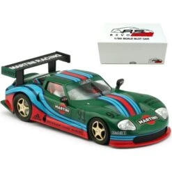 Revoslot Marcos LM600 GT2 Martini Green Revo Slot Car 1/32 Scale RS0073