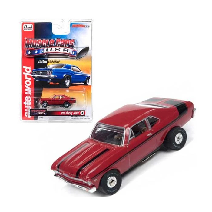 Autoworld ThunderJet Chevy Nova SS Tjet Ultra G HO Slot Car AFX AW SC320 3 Autoworld ThunderJet Chevy Nova SS Tjet Ultra G HO Slot Car AFX AW SC320