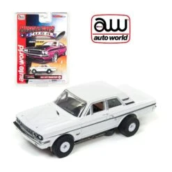 Auto World Ford Thunderbolt White Thunderjet Tjet AFX HO Scale Slot Car