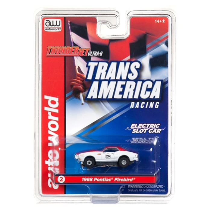 Auto World Pontiac Firebird Jerry Titus Thunderjet AFX Ho Slot Car SC338 4 Auto World Pontiac Firebird Jerry Titus Thunderjet AFX Ho Slot Car SC338 - Image 2
