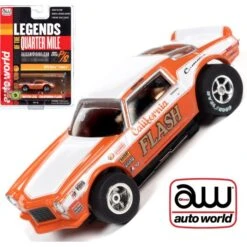 Auto World Xtraction Chevy Camaro Butch Leal California Flash HO Slot Car SC361