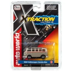 Auto World Xtraction R34 Volkswagen Samba Bus Tan For AFX HO Scale Slot Car SC368 -Model Toys Shop sc368samba tan 3