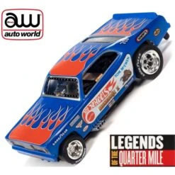 Auto World 4Gear Hot Wheels Tom McEwen Mongoose Plymouth Duster Funny HO Slot Car