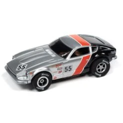 Auto World 1973 Datsun 240Z Silver Xtraction Import Heat For AFX HO Slot Car SC378 -Model Toys Shop sc378datsunsilver 3