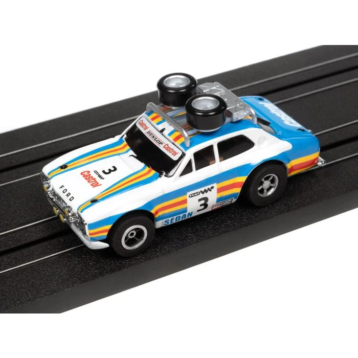 Auto World Xtraction 1975 Ford Rally Escort Blue HO Scale Slot Car SC380 5 Auto World Xtraction 1975 Ford Rally Escort Blue HO Scale Slot Car SC380 - Image 3