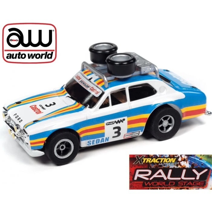 Auto World Xtraction 1975 Ford Rally Escort Blue HO Scale Slot Car SC380 3 Auto World Xtraction 1975 Ford Rally Escort Blue HO Scale Slot Car SC380