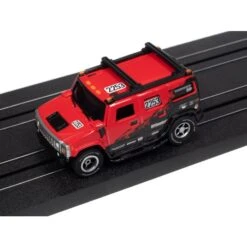 Auto World Xtraction 2005 Hummer H2 Red HO Scale Slot Car SC380 -Model Toys Shop sc380hummerred 3