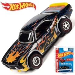 Auto World 1969 Camaro SS Hot Wheels Flames HO Slot Car SC382