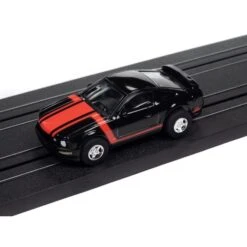 Auto World Super III 2005 Ford Mustang GT Black HO Scale Slot Car SC383 -Model Toys Shop sc383mustang05black 3