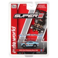 Auto World Super III 1970 Ford Mustang Boss 302 Gulf HO Scale Slot Car SC383 8 Auto World Super III 1970 Ford Mustang Boss 302 Gulf HO Scale Slot Car SC383 -Model Toys Shop sc383mustang70gulf 2