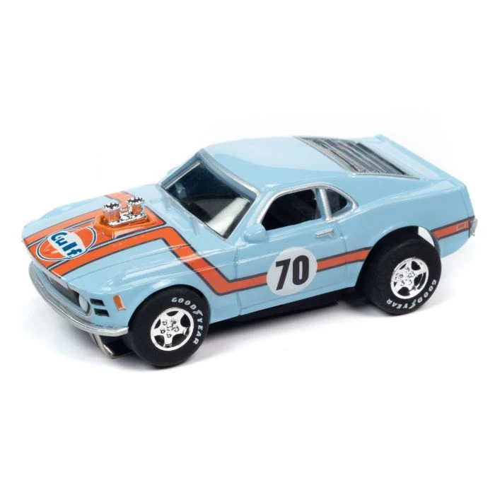 Auto World Super III 1970 Ford Mustang Boss 302 Gulf HO Scale Slot Car SC383 6 Auto World Super III 1970 Ford Mustang Boss 302 Gulf HO Scale Slot Car SC383 - Image 4