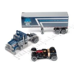Auto World Peterbilt GMC Astro Semi Frozen Trailer Truck Rig HO Slot Car For AFX -Model Toys Shop srs339 6