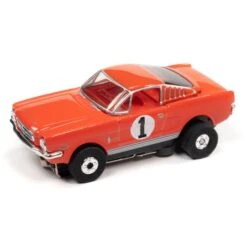 Auto World 1965 Ford Mustang Fastback 1967 Chevy Corvette Thunderjet HO Slot Cars -Model Toys Shop srs341 3