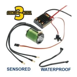 Castle Creations 1/10 SV3 Sidewinder WP ESC 1406-4600 Motor Combo W/ Fan Silver