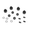 Tekno RC TKR6712 Shock/Cartridge Cap & Bushing Set (4pieces) EB410