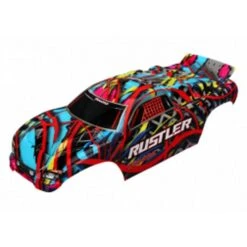 Traxxas 3749 Body Hawaiian Graphics (Painted Decals Applied) Rustler