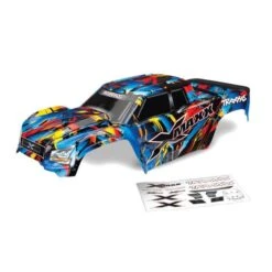 Traxxas 7711T Body X-Maxx Rock N' Roll (Painted Decals Applied) Assembled