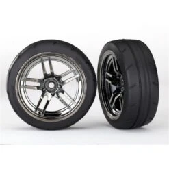Traxxas 8373 + 8374 Mounted Front Rear Tires (4) 1/10 Ford / Mustag GT 4-Tec 2.0 -Model Toys Shop tra8373 1 1