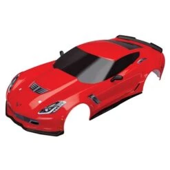 Traxxas Body Chevrolet Corvette Z06 Red (Painted Decals Applied) 4-Tec Ford GT