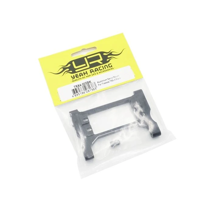 Yeah Racing TRX4-005BK Aluminium Servo Mount Black Traxxas TRX-4 4 Yeah Racing TRX4-005BK Aluminium Servo Mount Black Traxxas TRX-4 - Image 2
