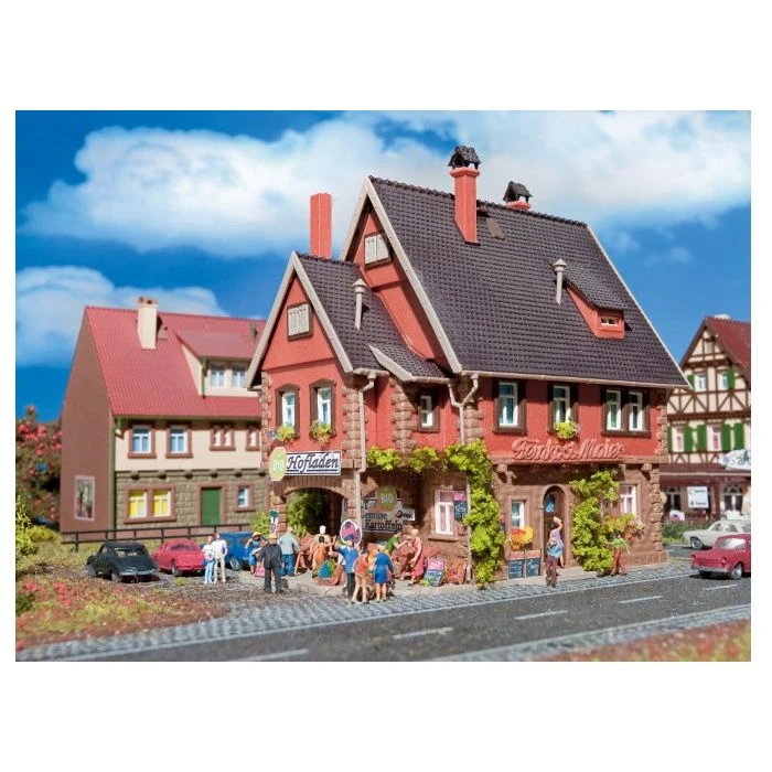 Vollmer 7670 N Scale Bio Farmer's Shop / Gourmet Food Meier Building Kit 3 Vollmer 7670 N Scale Bio Farmer's Shop / Gourmet Food Meier Building Kit