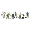 Woodland Scenics A1828 HO Scale Roofers (6) -Model Toys Shop wooa1828
