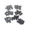 Yeah Racing Aluminum M3 Flat Washer 0.25 / 0.5 / 1 / 1.5 / 2 / 2.5 / 3mm Black -Model Toys Shop ya 0390bk