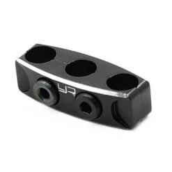 Yeah Racing YA-0487BK Aluminum Case 12-14 Gauge Wire Guard Clamp Type B Black